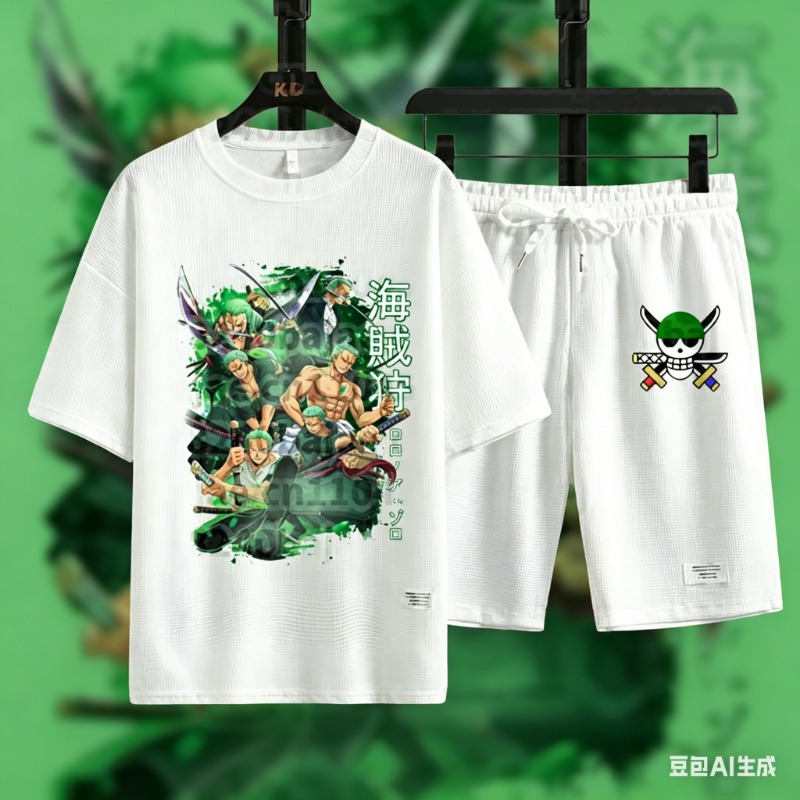 Boyshort Underwear - ชุดวันพีซเด็ก ช็อปเปอร์ ลูฟี่ ชุดแทรคสูท เสื้อผ้าเด็กฤดูร้อน แขนสั้น